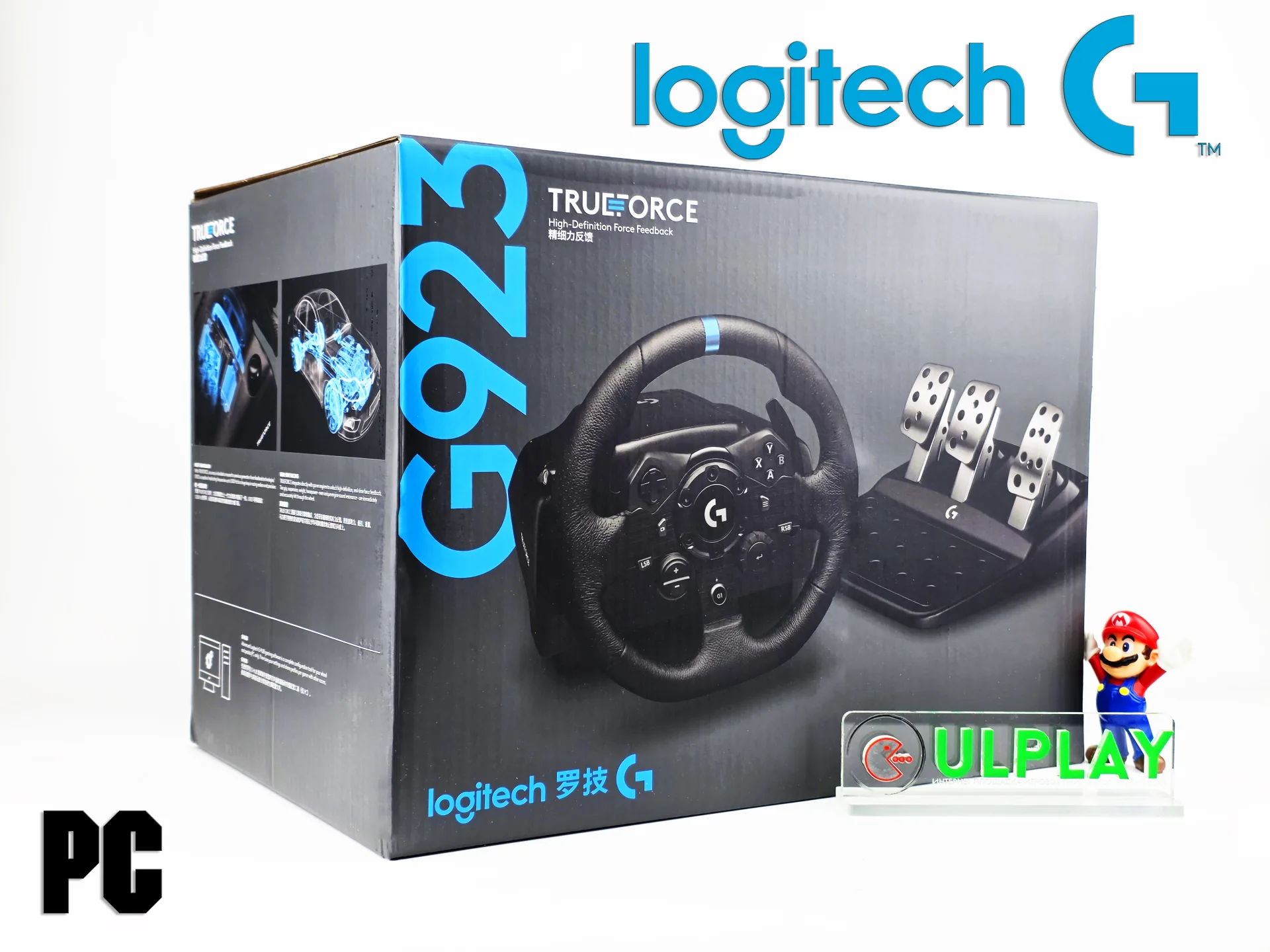 Руль Logitech G923 черный (PC Version)